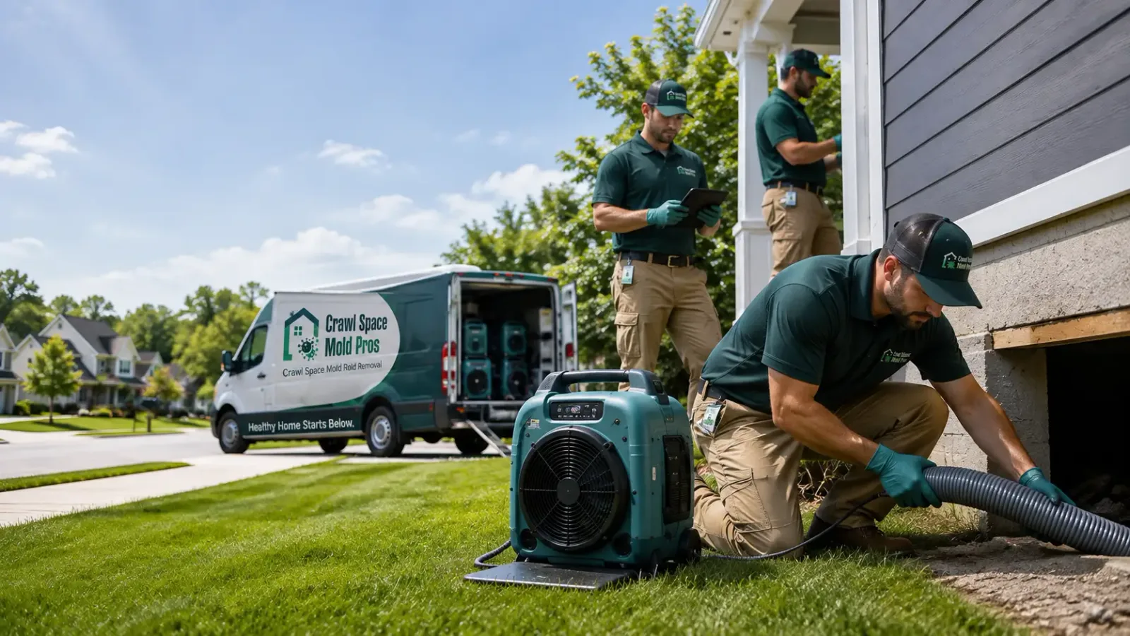 Crawl Space Mold Removal in Seymour, WI